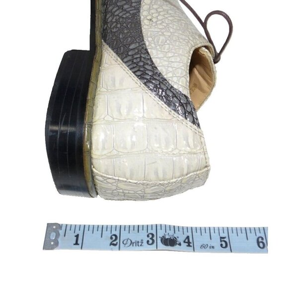 Expressions by RC gray & beige lace up dress shoes, oxfords men's size 10.5 - Picture 9 of 9